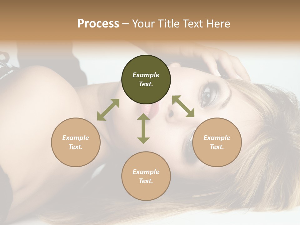 Portrait Woman Beauty PowerPoint Template