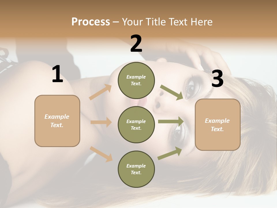 Portrait Woman Beauty PowerPoint Template