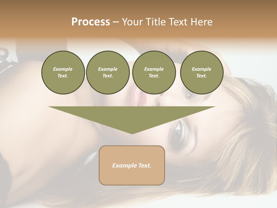 Portrait Woman Beauty PowerPoint Template