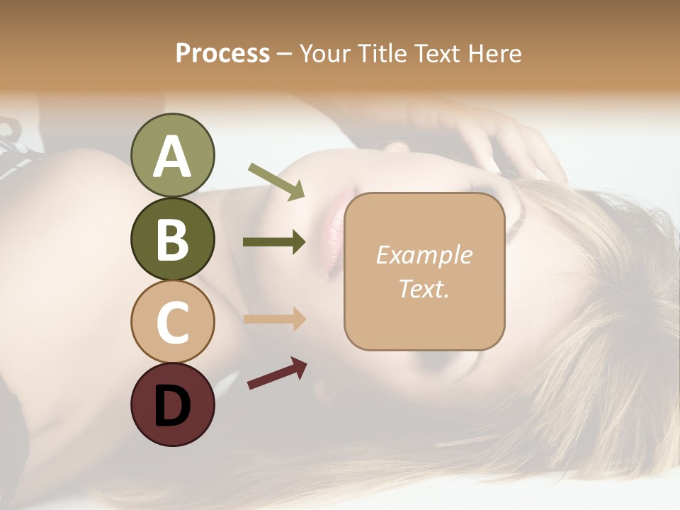 Portrait Woman Beauty PowerPoint Template