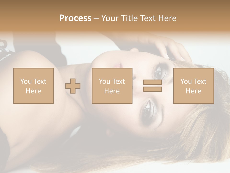Portrait Woman Beauty PowerPoint Template