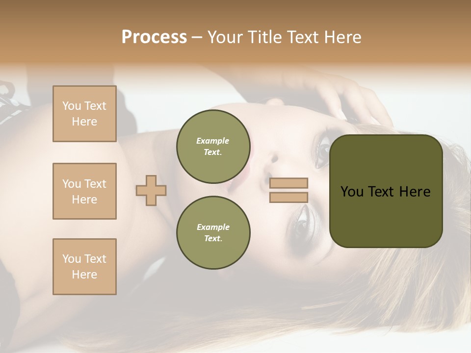 Portrait Woman Beauty PowerPoint Template