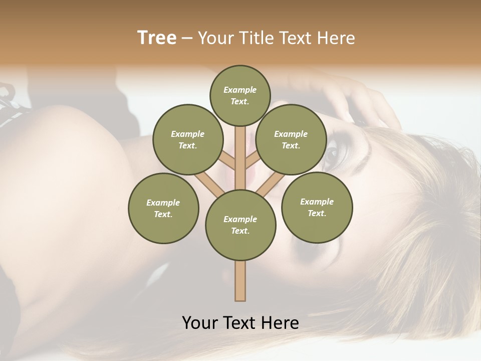 Portrait Woman Beauty PowerPoint Template