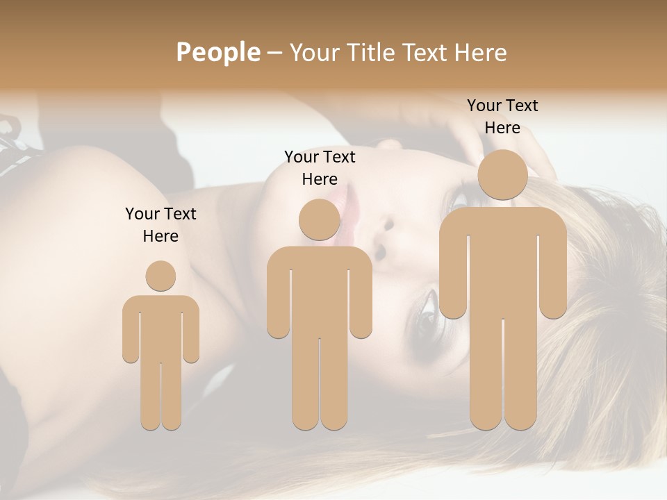 Portrait Woman Beauty PowerPoint Template