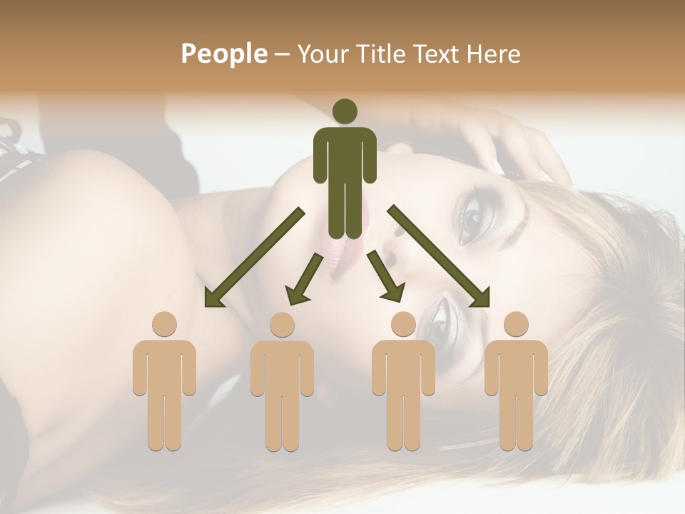 Portrait Woman Beauty PowerPoint Template