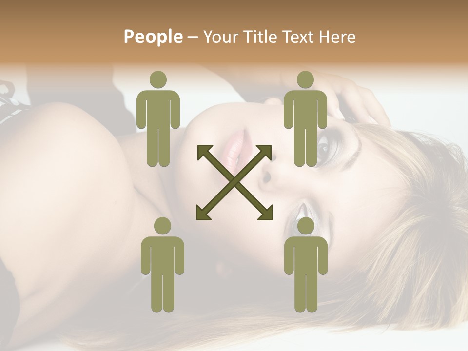 Portrait Woman Beauty PowerPoint Template