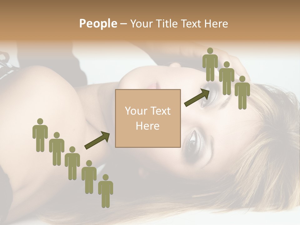 Portrait Woman Beauty PowerPoint Template