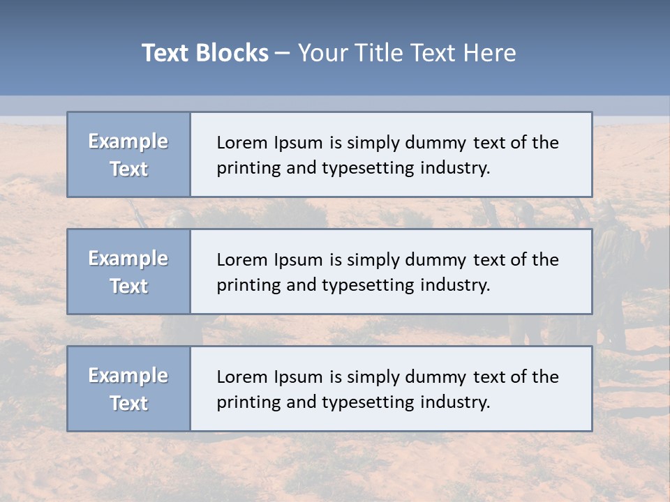 Armor Serious Field PowerPoint Template