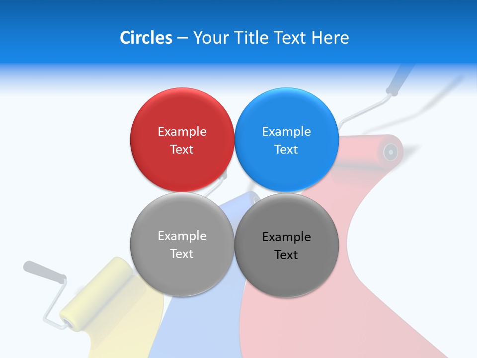 Whitewash Indoor Red PowerPoint Template