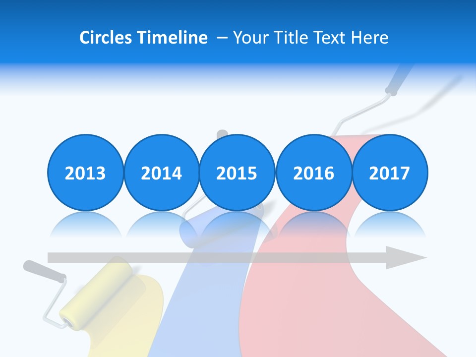 Whitewash Indoor Red PowerPoint Template