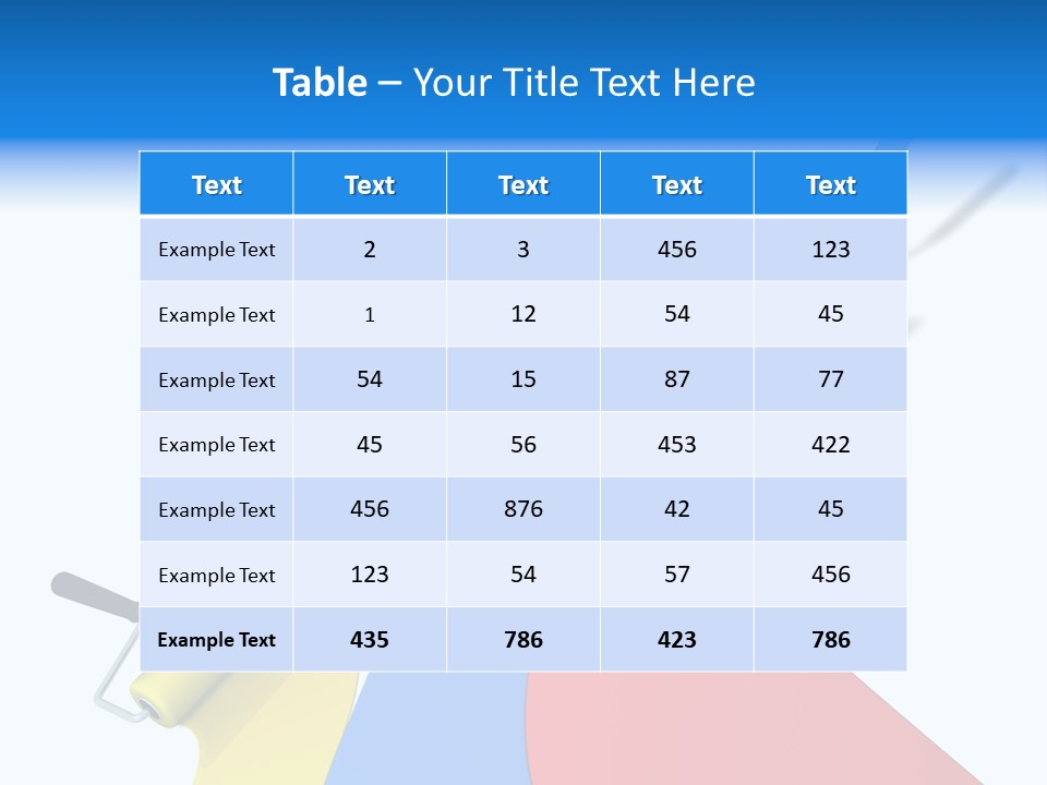 Whitewash Indoor Red PowerPoint Template