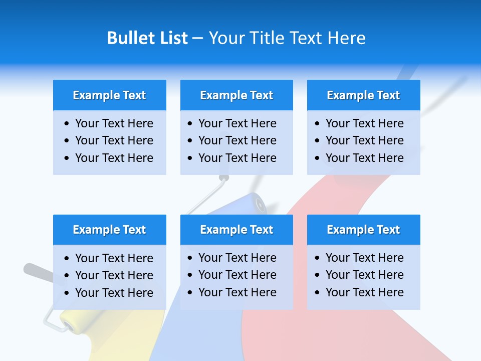 Whitewash Indoor Red PowerPoint Template