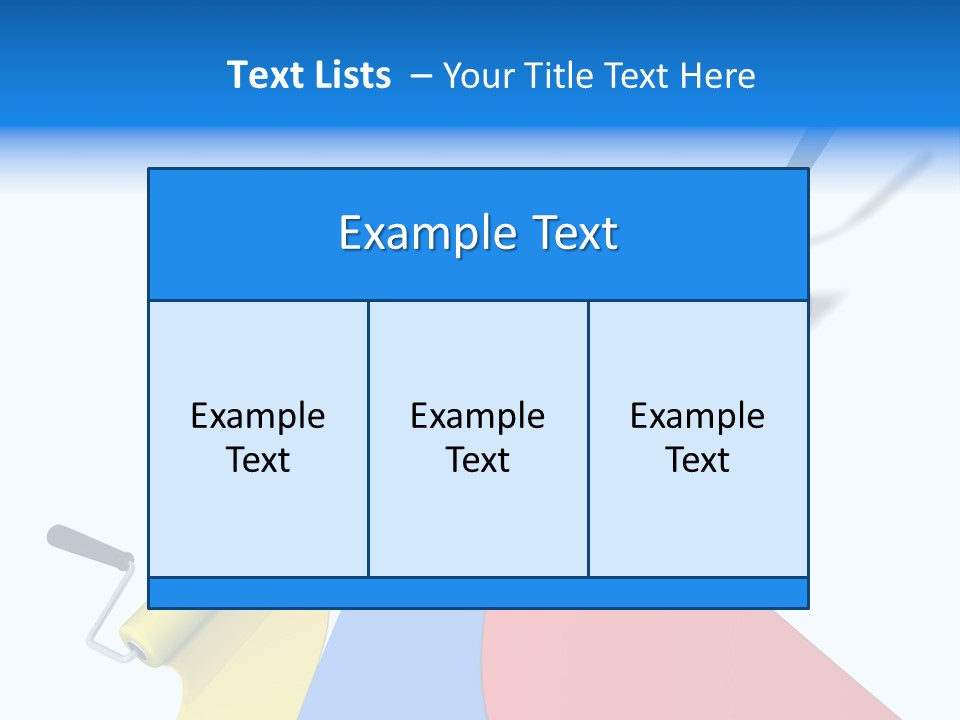 Whitewash Indoor Red PowerPoint Template