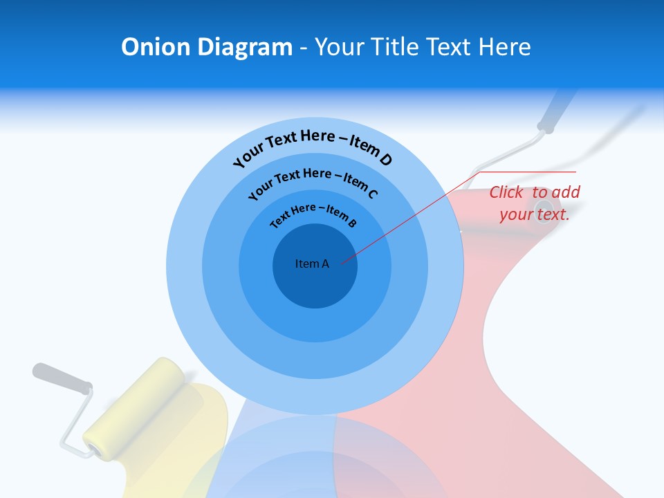 Whitewash Indoor Red PowerPoint Template