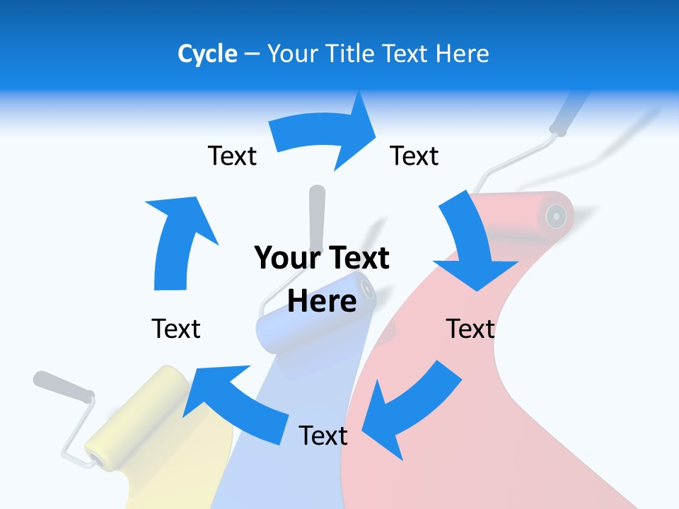 Whitewash Indoor Red PowerPoint Template