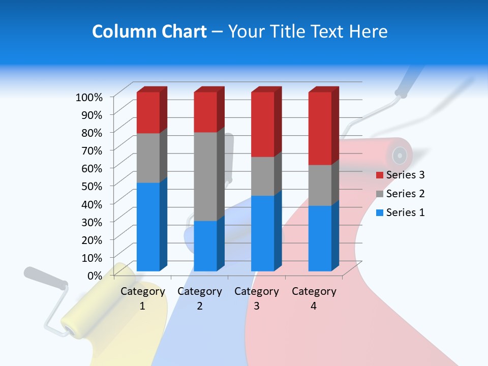 Whitewash Indoor Red PowerPoint Template