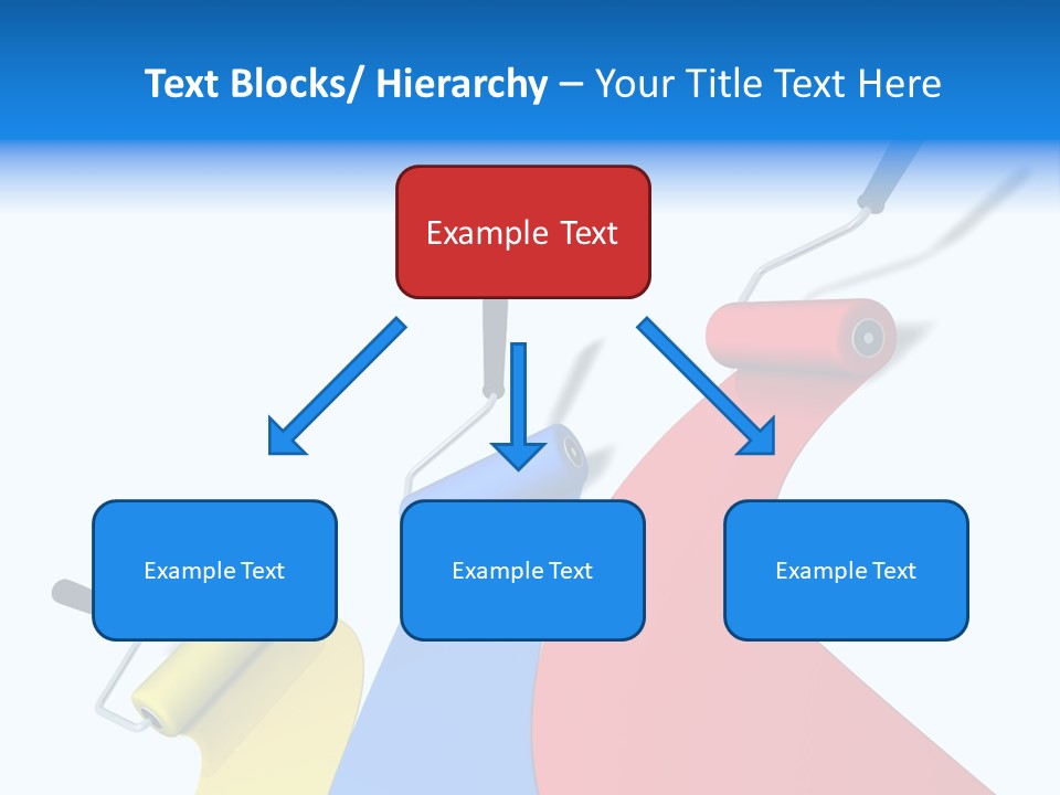 Whitewash Indoor Red PowerPoint Template