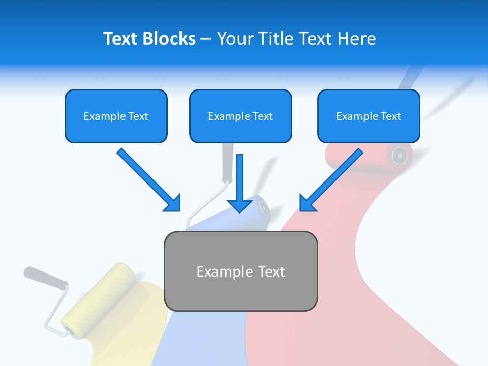 Whitewash Indoor Red PowerPoint Template