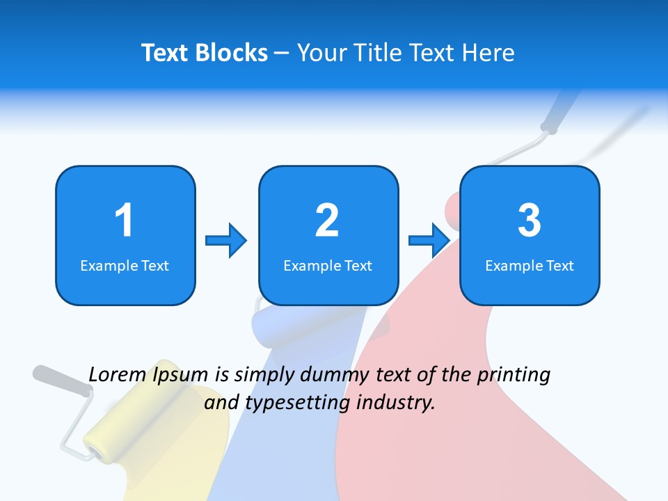 Whitewash Indoor Red PowerPoint Template