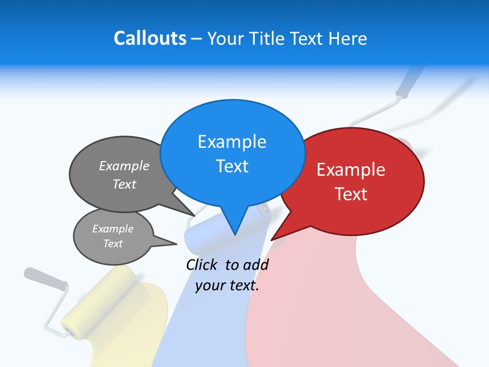 Whitewash Indoor Red PowerPoint Template