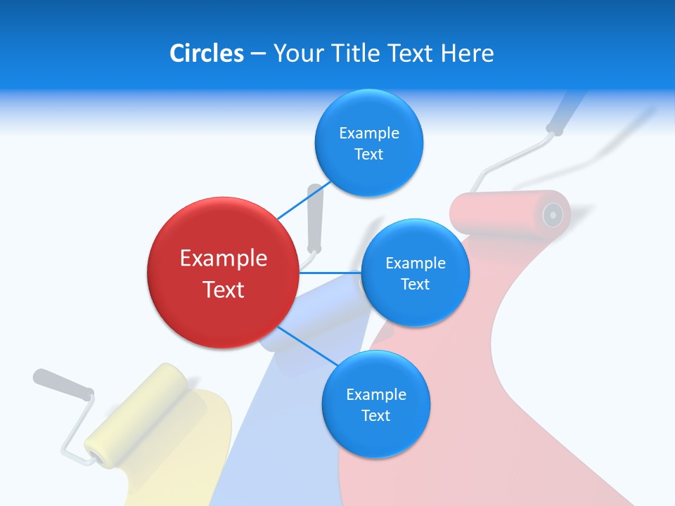 Whitewash Indoor Red PowerPoint Template