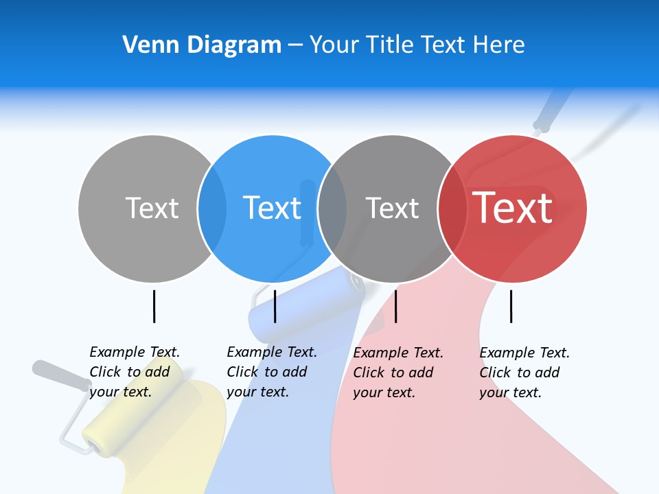 Whitewash Indoor Red PowerPoint Template