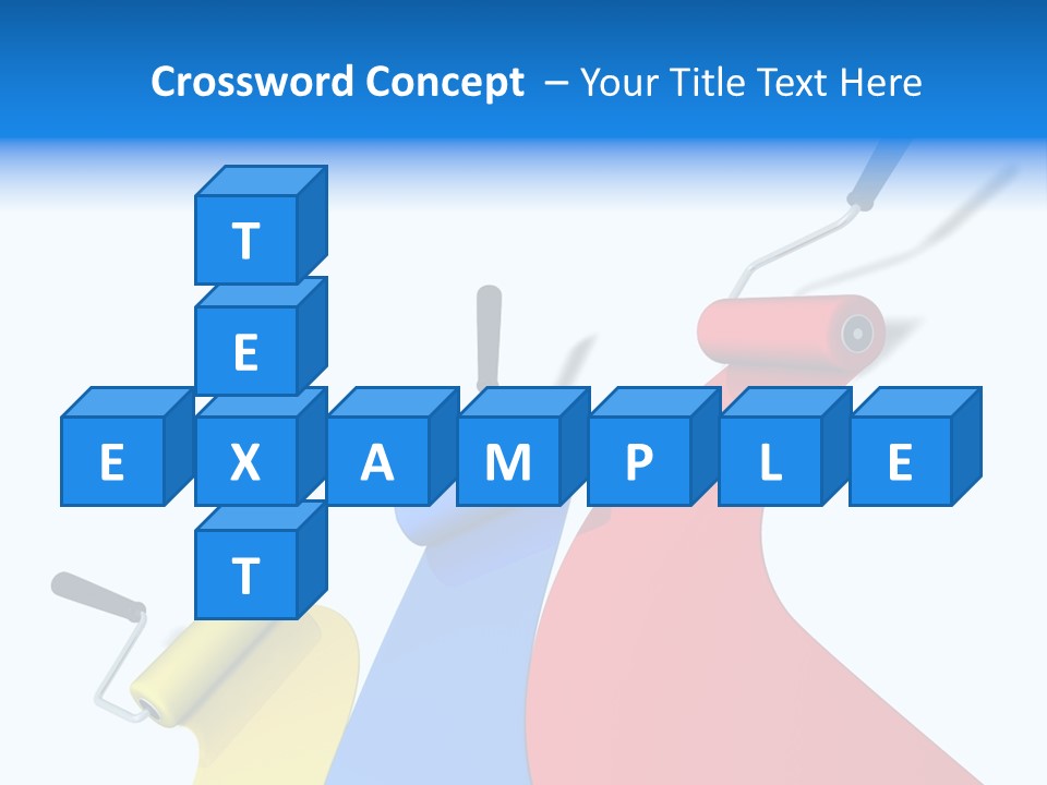 Whitewash Indoor Red PowerPoint Template