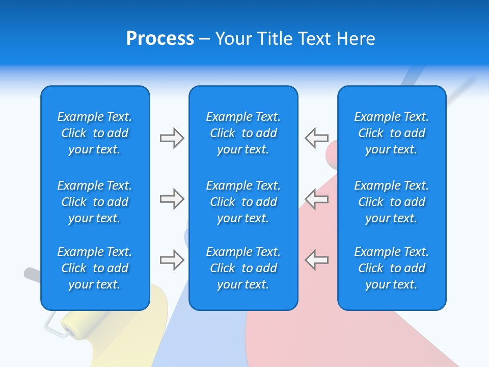 Whitewash Indoor Red PowerPoint Template