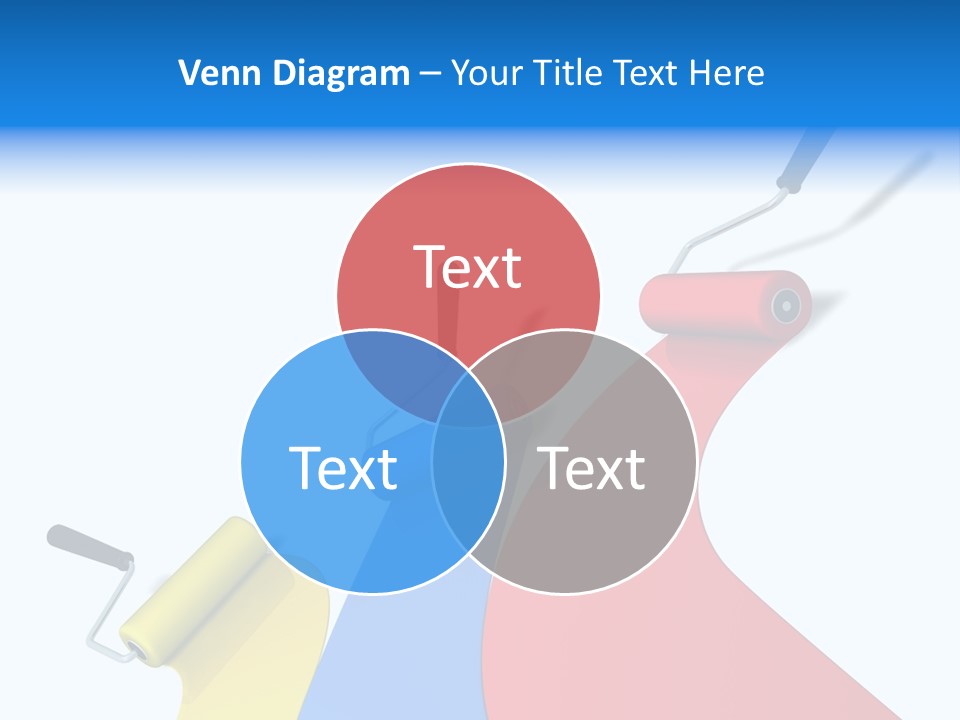 Whitewash Indoor Red PowerPoint Template