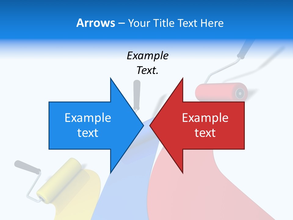 Whitewash Indoor Red PowerPoint Template