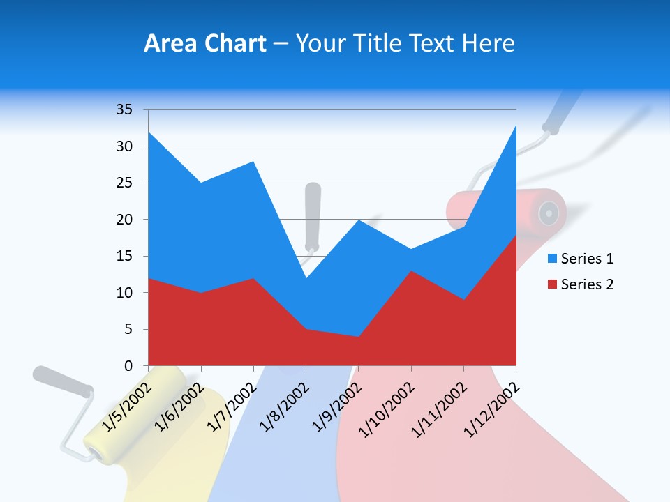 Whitewash Indoor Red PowerPoint Template