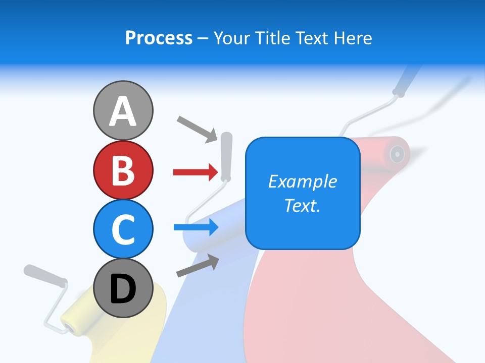 Whitewash Indoor Red PowerPoint Template