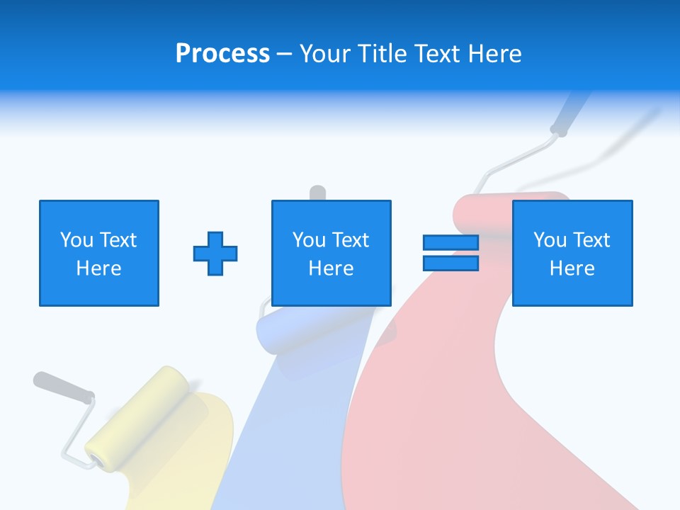 Whitewash Indoor Red PowerPoint Template