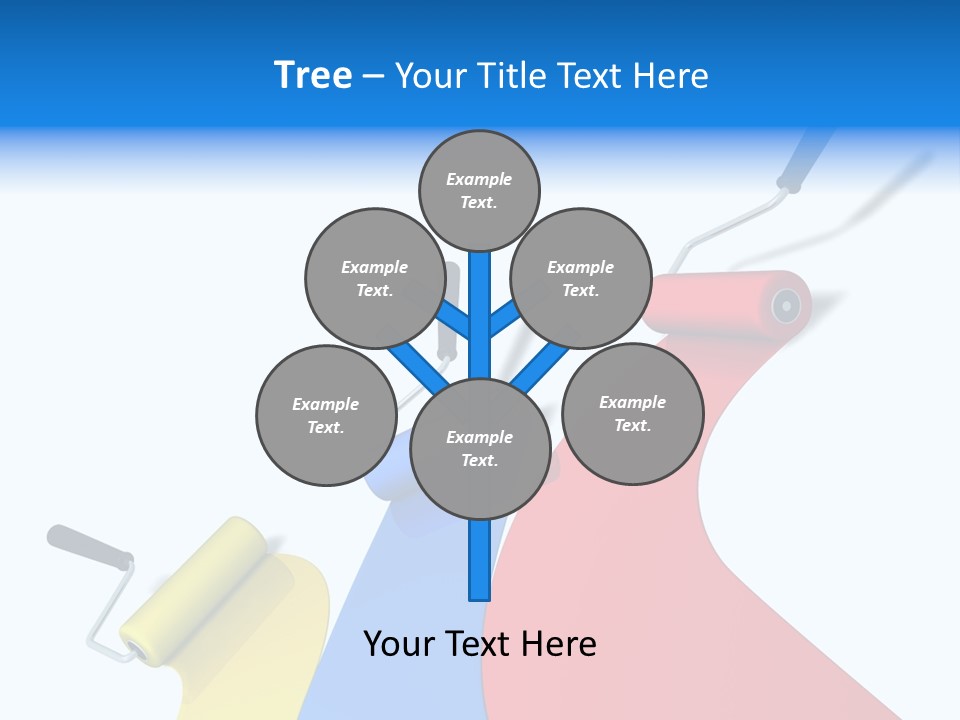 Whitewash Indoor Red PowerPoint Template