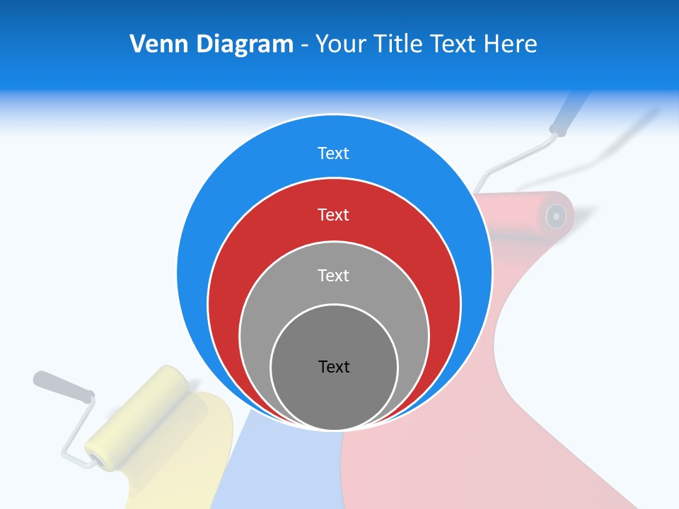 Whitewash Indoor Red PowerPoint Template
