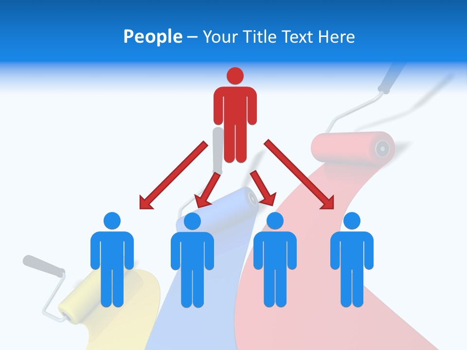 Whitewash Indoor Red PowerPoint Template