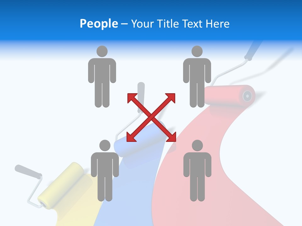 Whitewash Indoor Red PowerPoint Template