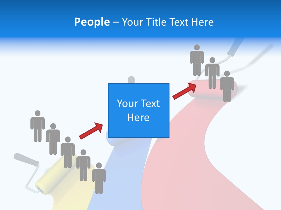 Whitewash Indoor Red PowerPoint Template