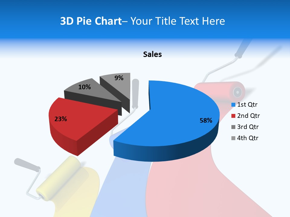 Whitewash Indoor Red PowerPoint Template