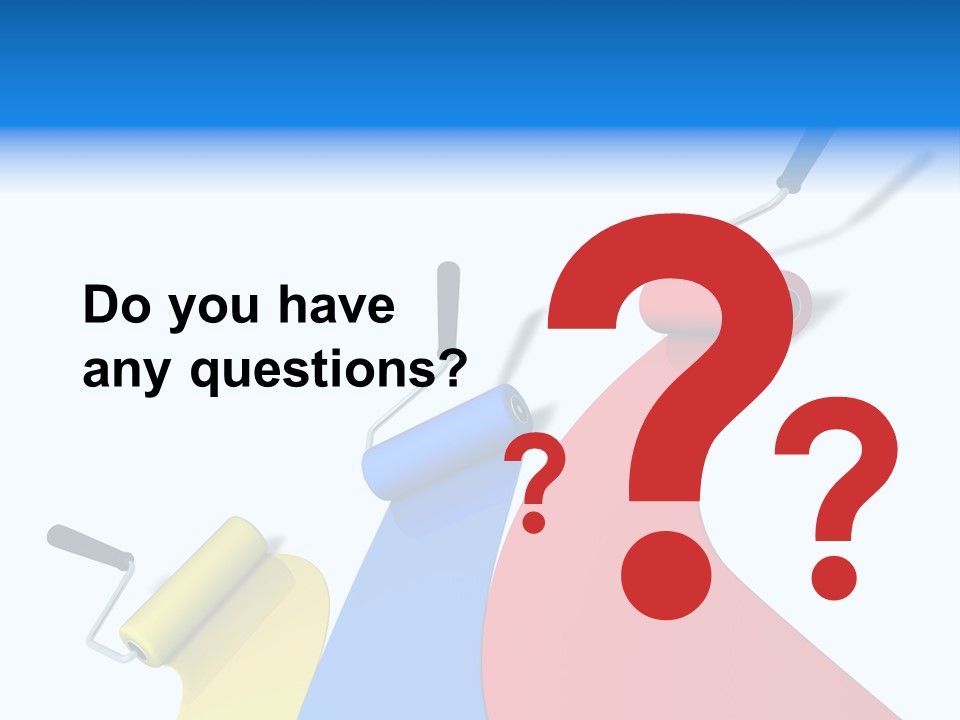 Whitewash Indoor Red PowerPoint Template