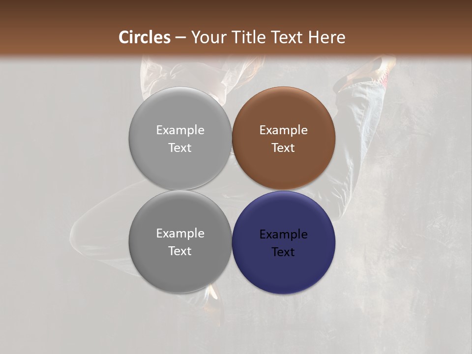 Hiphop Stunt Gymnastic PowerPoint Template