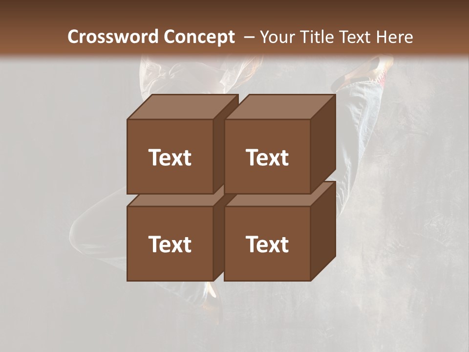 Hiphop Stunt Gymnastic PowerPoint Template