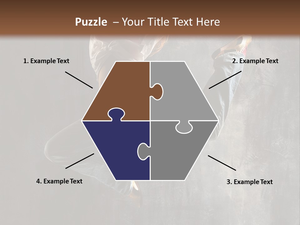 Hiphop Stunt Gymnastic PowerPoint Template