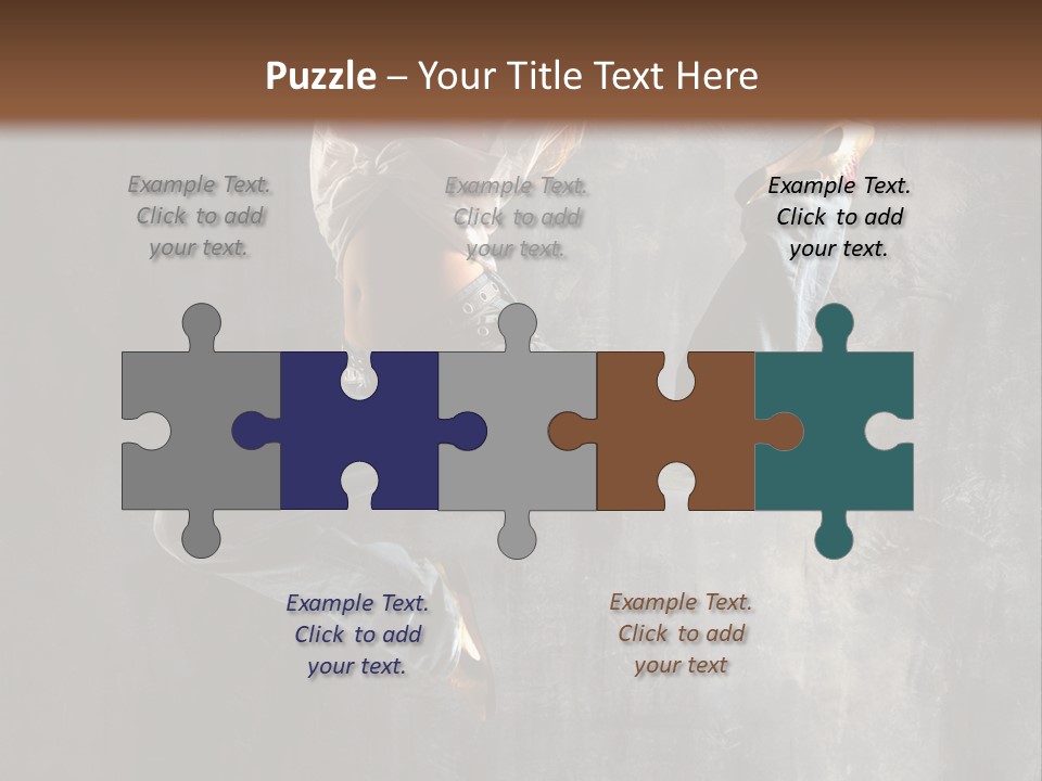 Hiphop Stunt Gymnastic PowerPoint Template