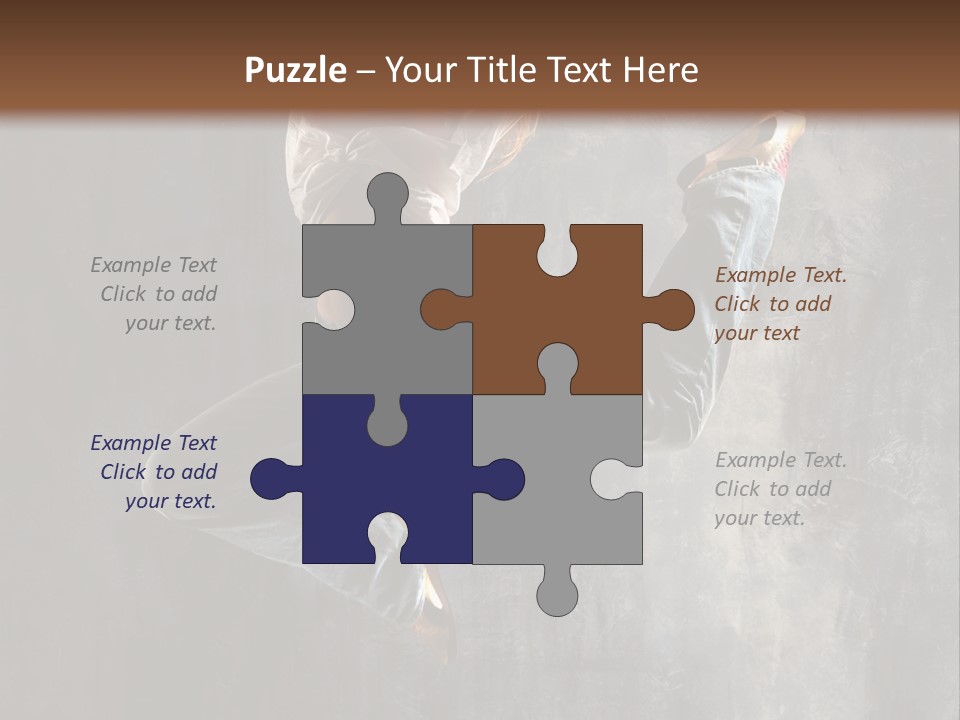 Hiphop Stunt Gymnastic PowerPoint Template