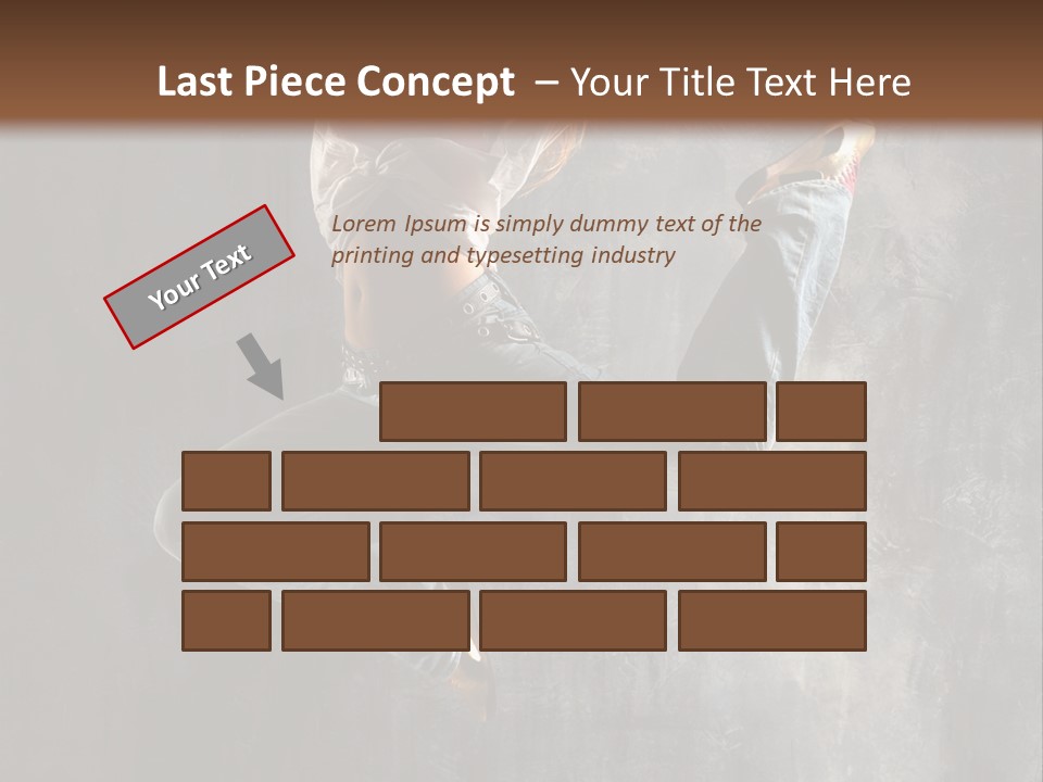 Hiphop Stunt Gymnastic PowerPoint Template