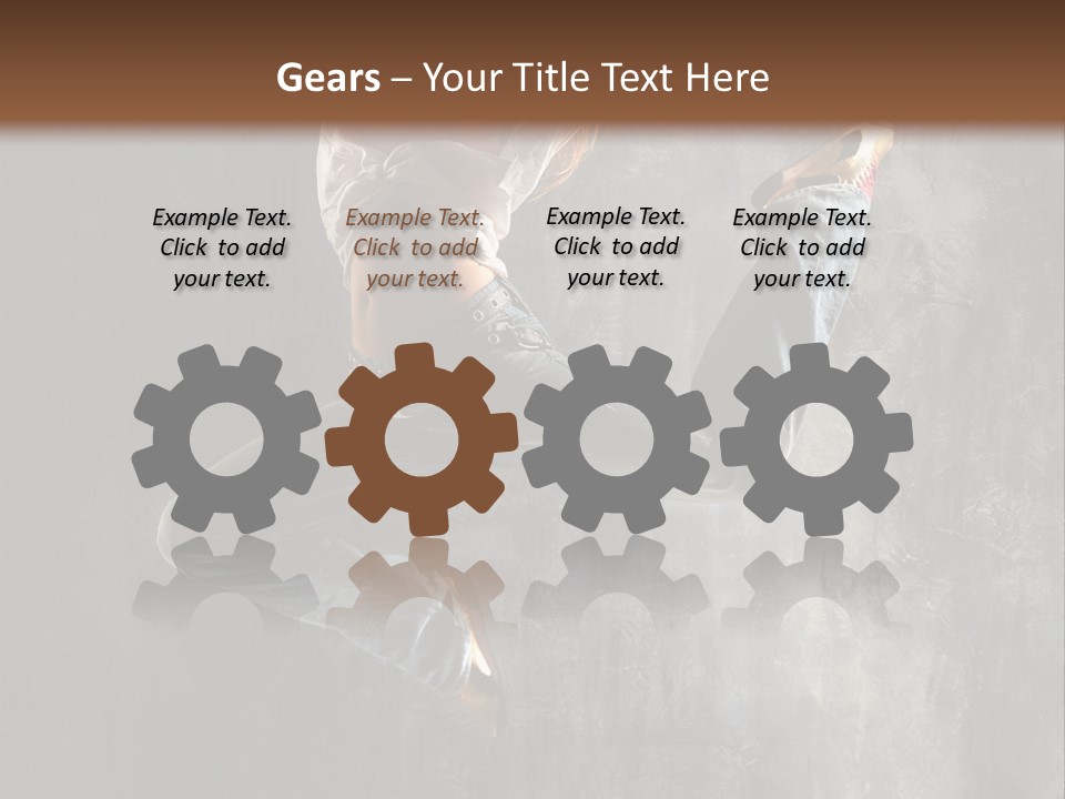 Hiphop Stunt Gymnastic PowerPoint Template