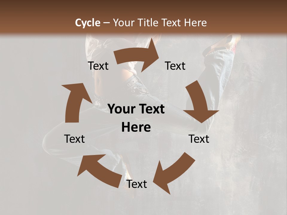 Hiphop Stunt Gymnastic PowerPoint Template