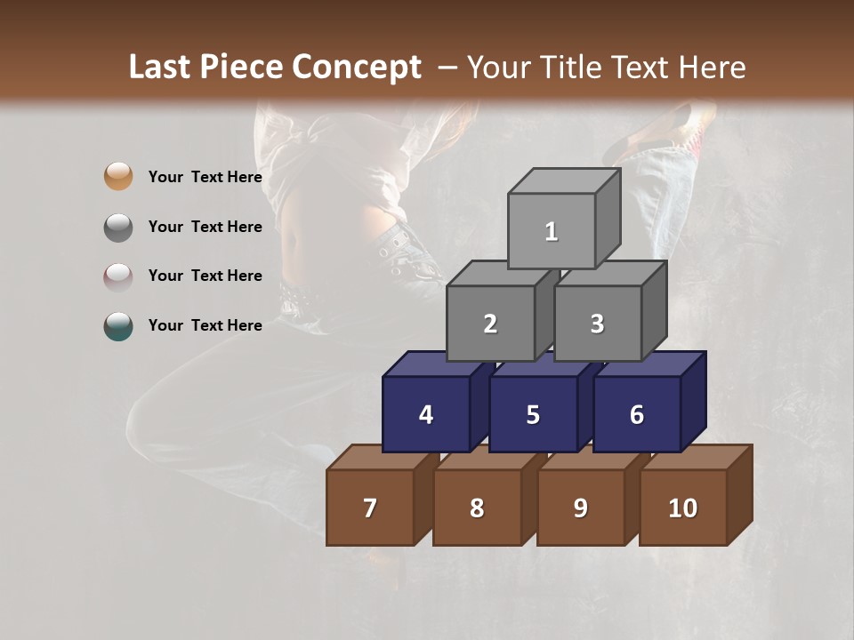 Hiphop Stunt Gymnastic PowerPoint Template