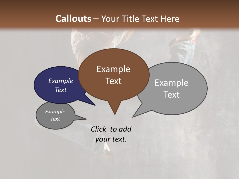 Hiphop Stunt Gymnastic PowerPoint Template